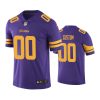 vikings 00 custom purple color rush limited jersey