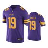 vikings 19 adam thielen purple color rush limited jersey
