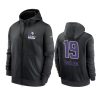 vikings adam thielen black sideline impact lockup hoodie