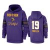 vikings adam thielen purple team logo forever faithful hoodie