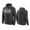 vikings charcoal 2022 nfl playoffs our time hoodie