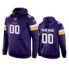 vikings custom purple game 100th season hoodie