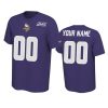 vikings custom purple player pride 100th season tee