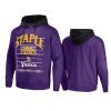 vikings purple staple throwback vintage wash hoodie