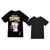 vikings randy moss player graphic black sideline t shirt