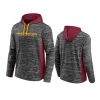 washington charcoal burgundy instant replay pullover hoodie