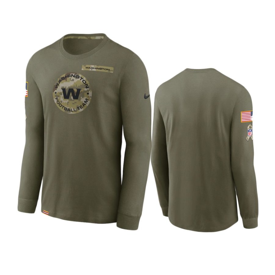 washington olive 2021 salute to service performance long sleeve t shirt