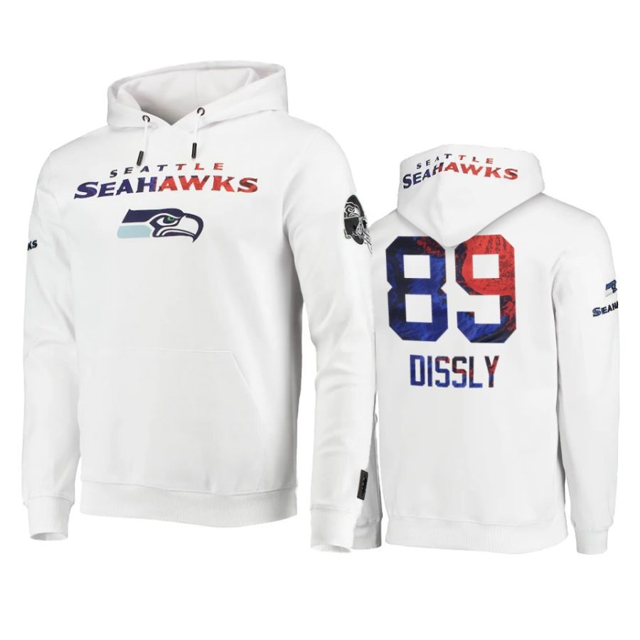 will dissly seahawks white americana hoodie