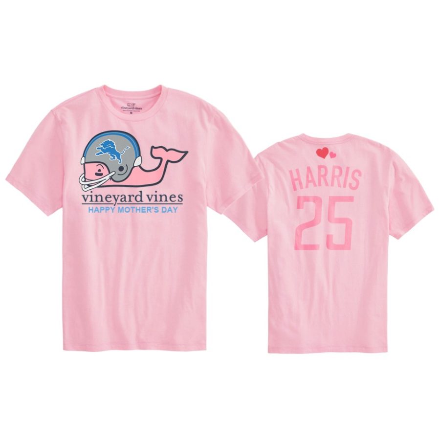 will harris lions pink mothers day t shirt