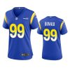 women aaron donald rams game royal jersey