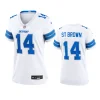 women amon ra st. brown lions 2024 game white jersey