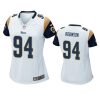 women ashawn robinson rams white game jersey