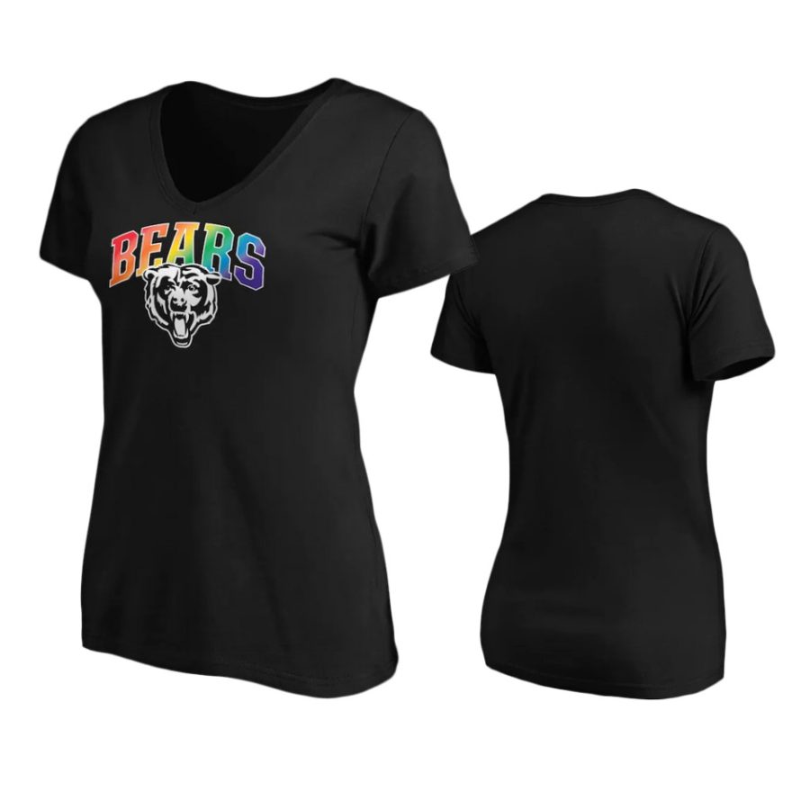 women bears black pride logo t shirt