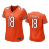 women bears caleb williams orange 2024 nfl draft jersey