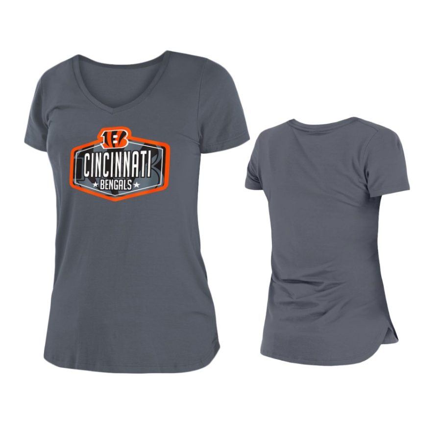 women bengals graphite 2021 nfl draft hook t shirt