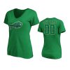 women bills green st. patricks day emerald plaid t shirt