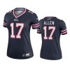 women bills josh allen navy inverted legend jersey