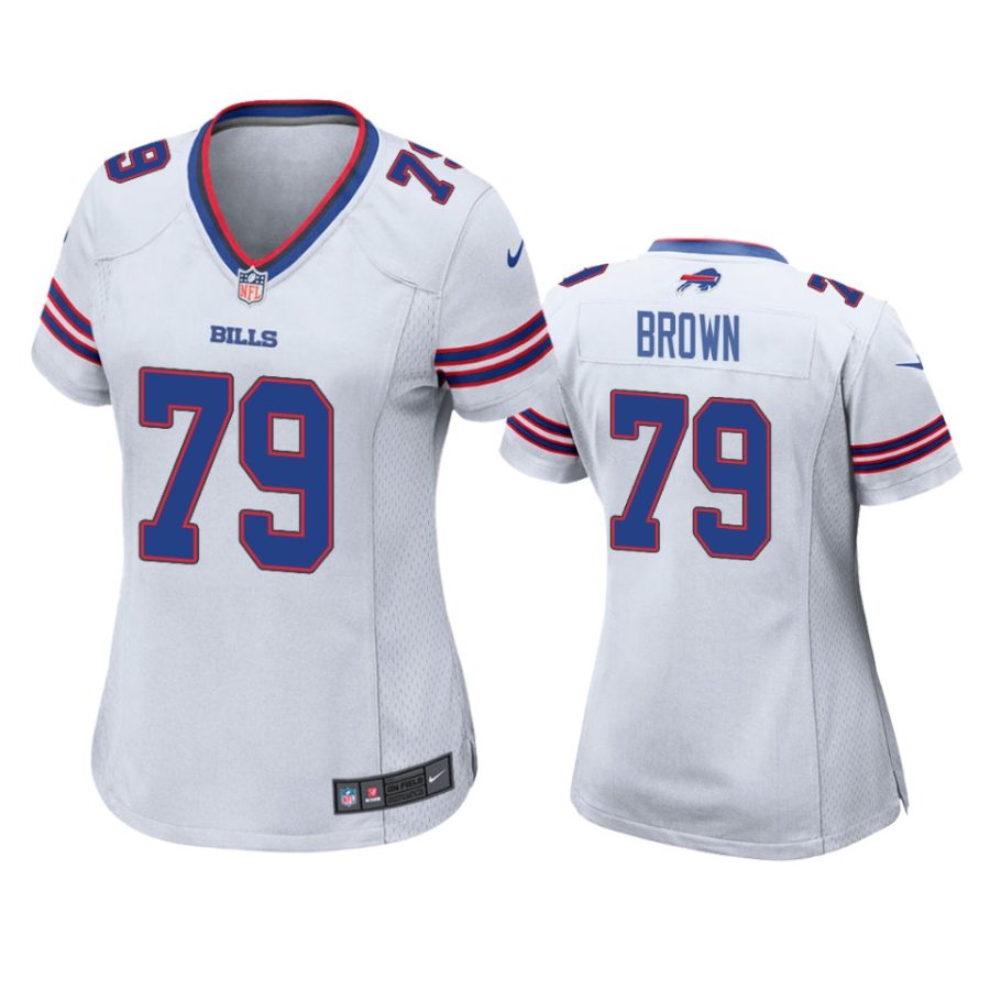 women bills spencer brown white game jersey