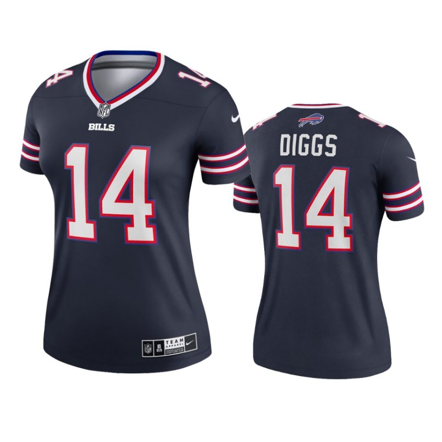 women bills stefon diggs navy inverted legend jersey