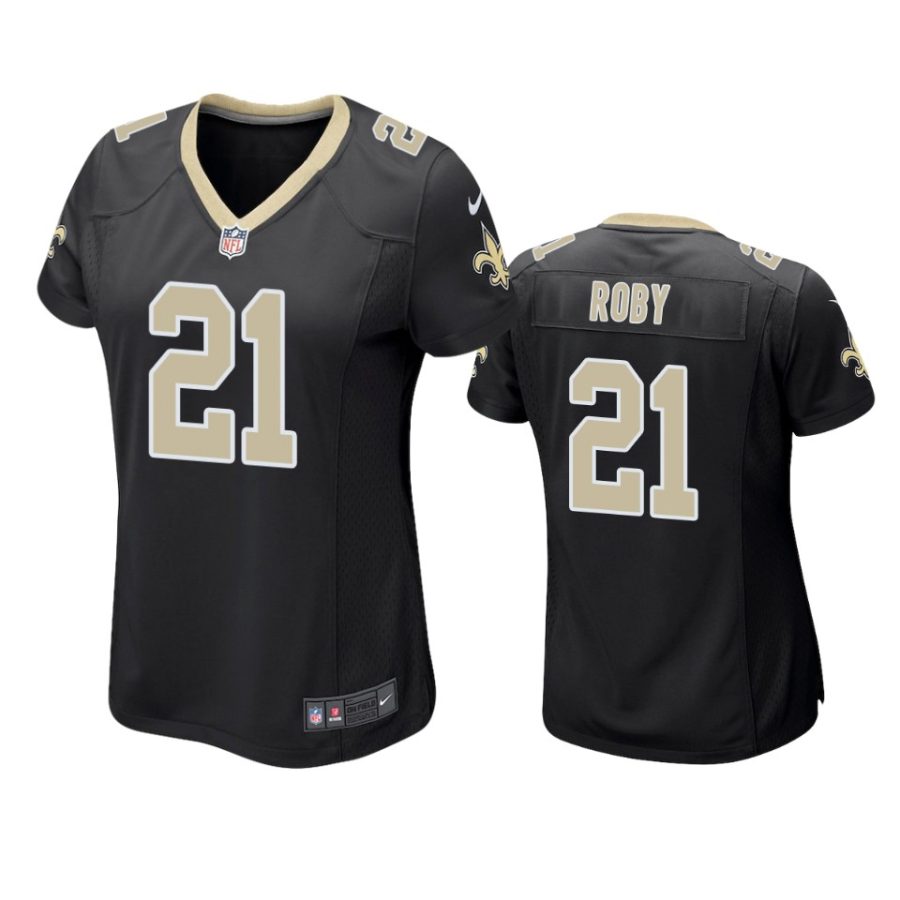 women bradley roby saints game black jersey