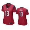 women brandin cooks texans red game jersey