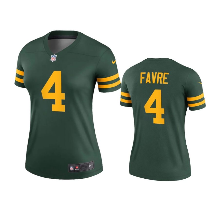 women brett favre packers green alternate legend jersey