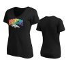 women broncos black pride logo t shirt