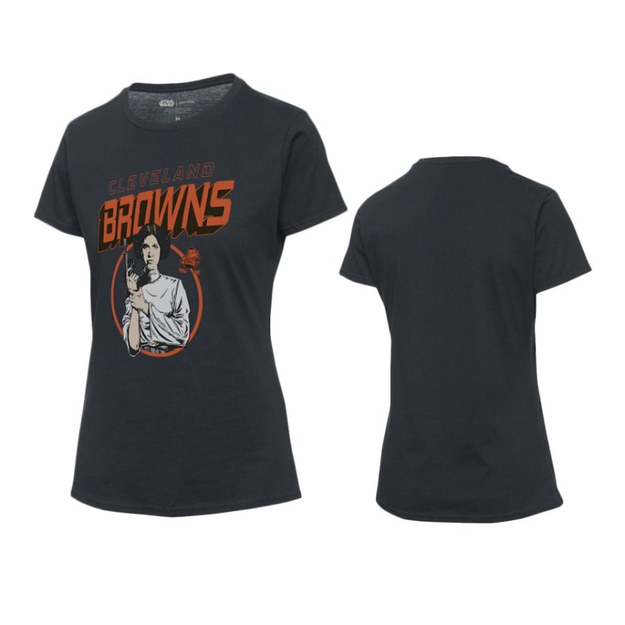 women browns black disney star wars princess leia t shirt