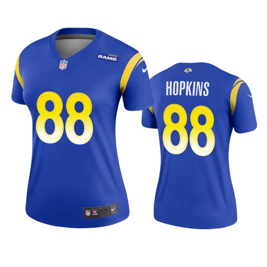 women brycen hopkins rams royal legend jersey