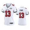 women buccaneers mike evans white super bowl lv game jersey
