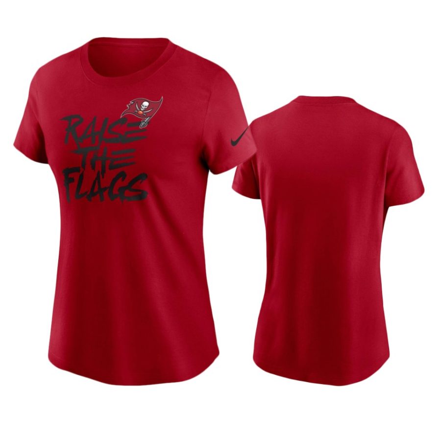 women buccaneers red local phrase t shirt