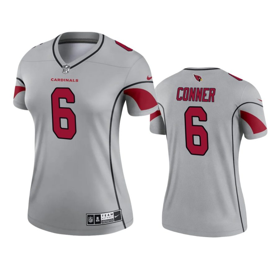 women cardinals james conner gray inverted legend jersey