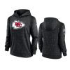 women chiefs anthracite 2021 nfl crucial catch therma pullover hoodie