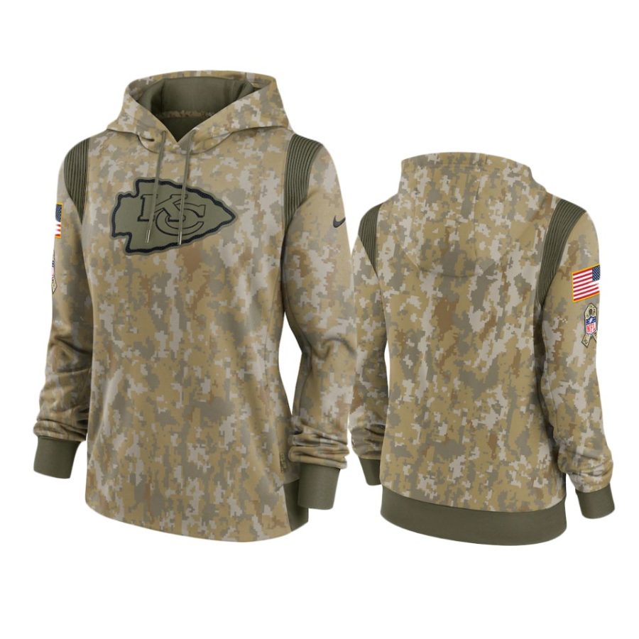 women chiefs olive 2021 salute to service hoodie