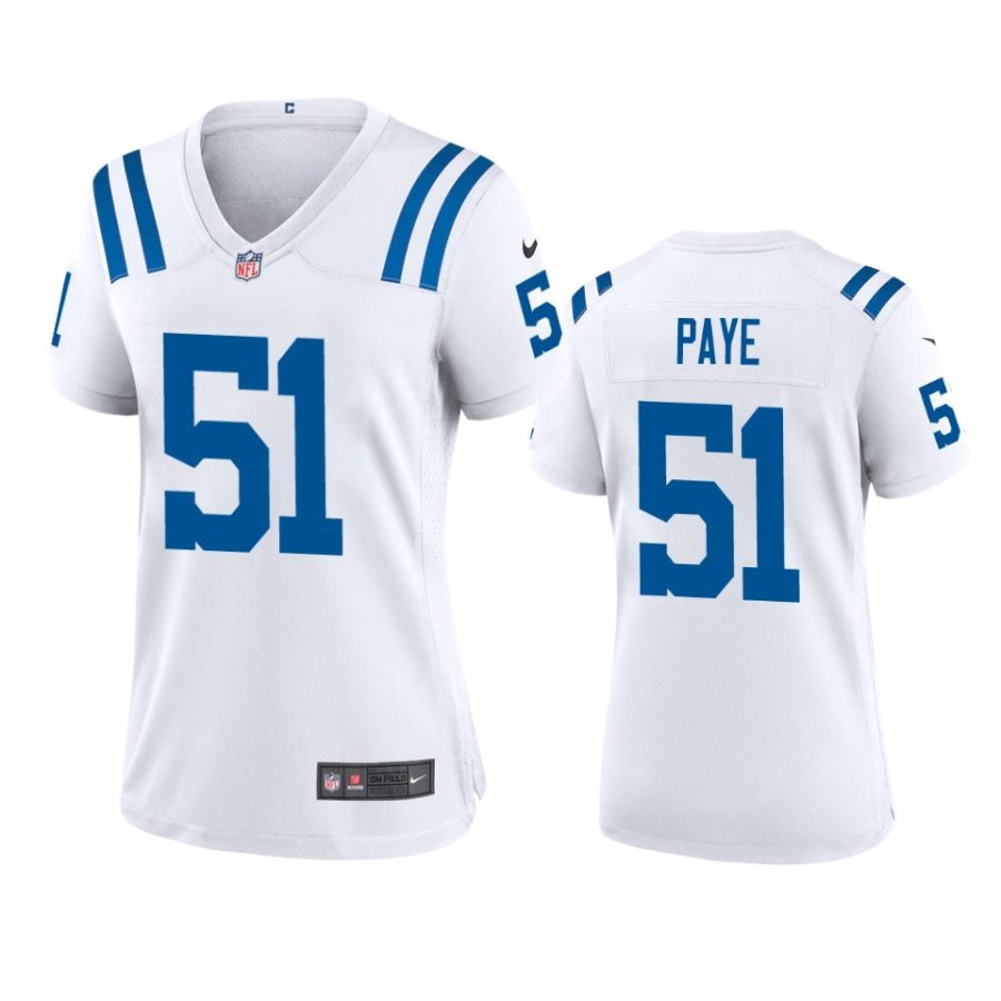 women colts kwity paye white game jersey