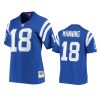 women colts peyton manning royal 1998 legacy replica jersey