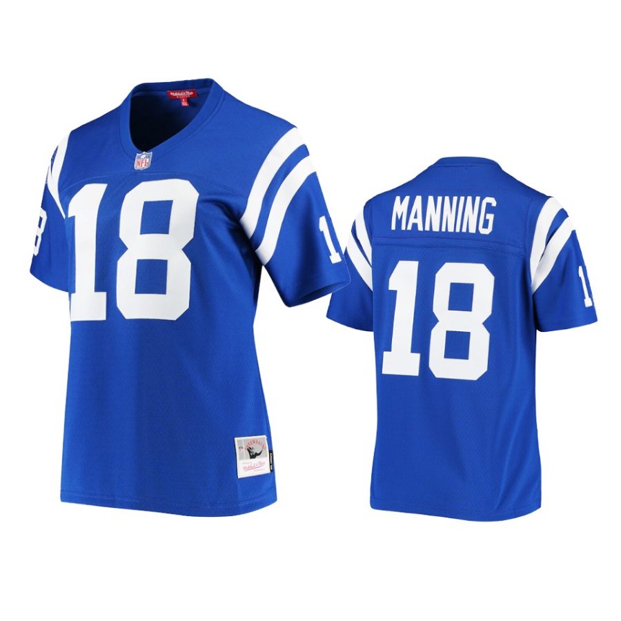 women colts peyton manning royal legacy replica jersey