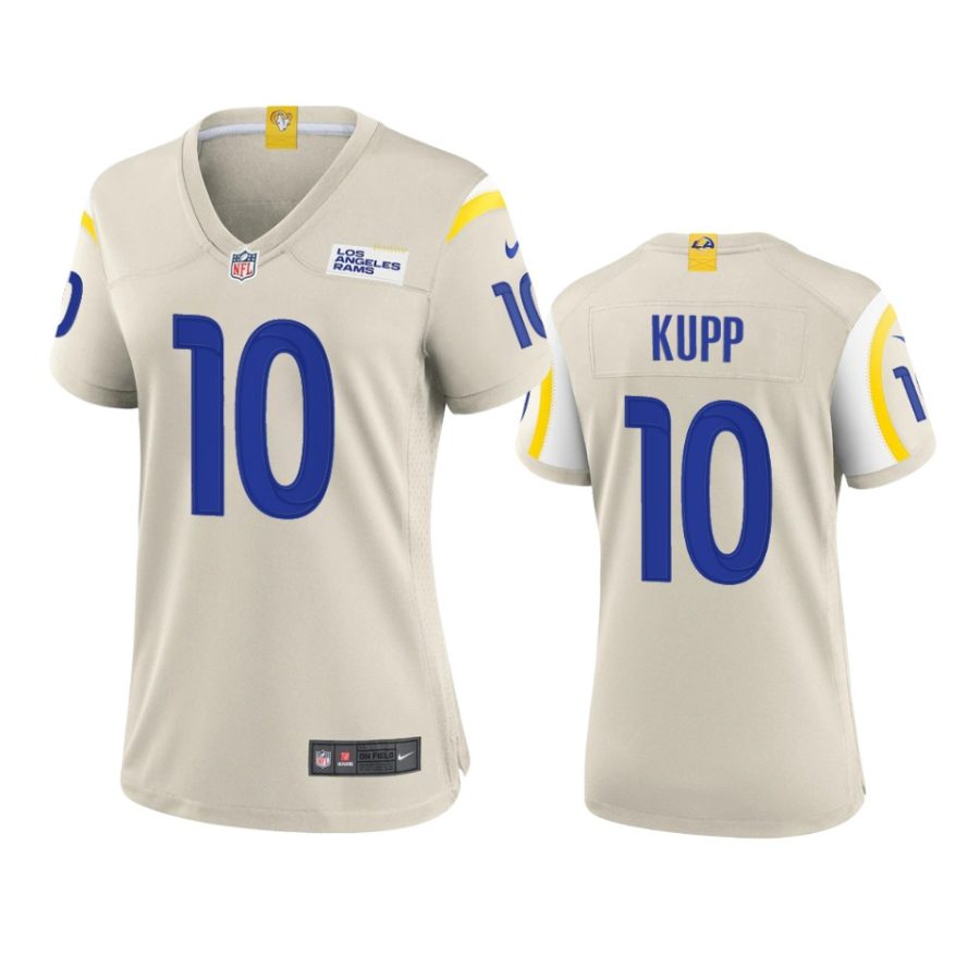 women cooper kupp rams game bone jersey