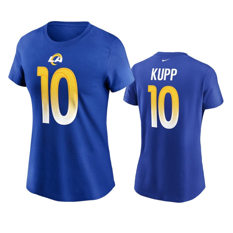 women cooper kupp rams royal t shirt