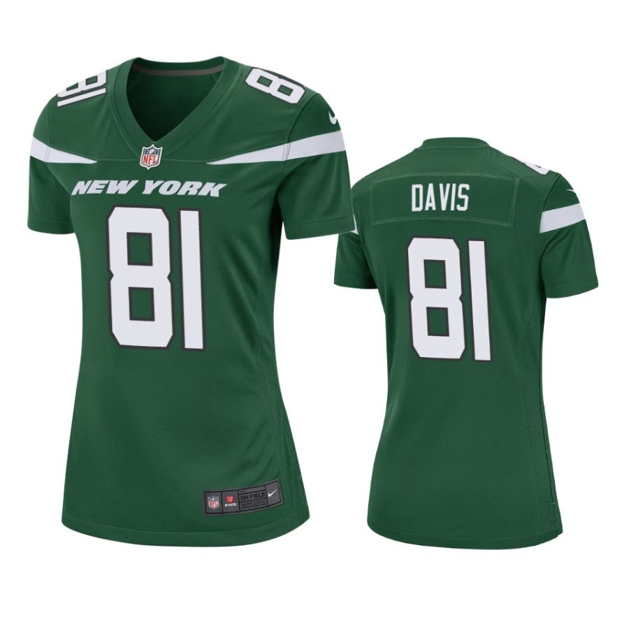 women corey davis jets game green jersey