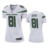 women corey davis jets game white jersey