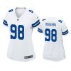 women cowboys quinton bohanna white game jersey