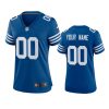 women custom colts alternate game royal jersey