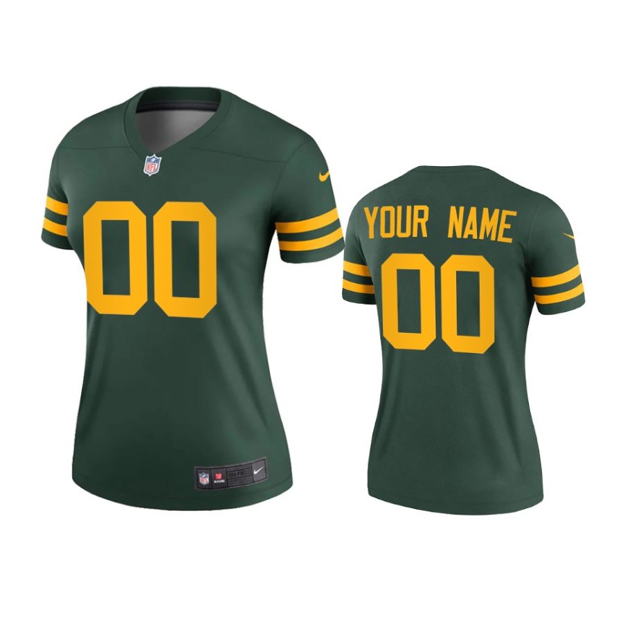 women custom packers green alternate legend jersey