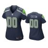 women custom seahawks navy game jersey