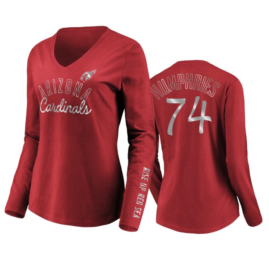 women d.j. humphries cardinal cardinals iconic all out glitz t shirt