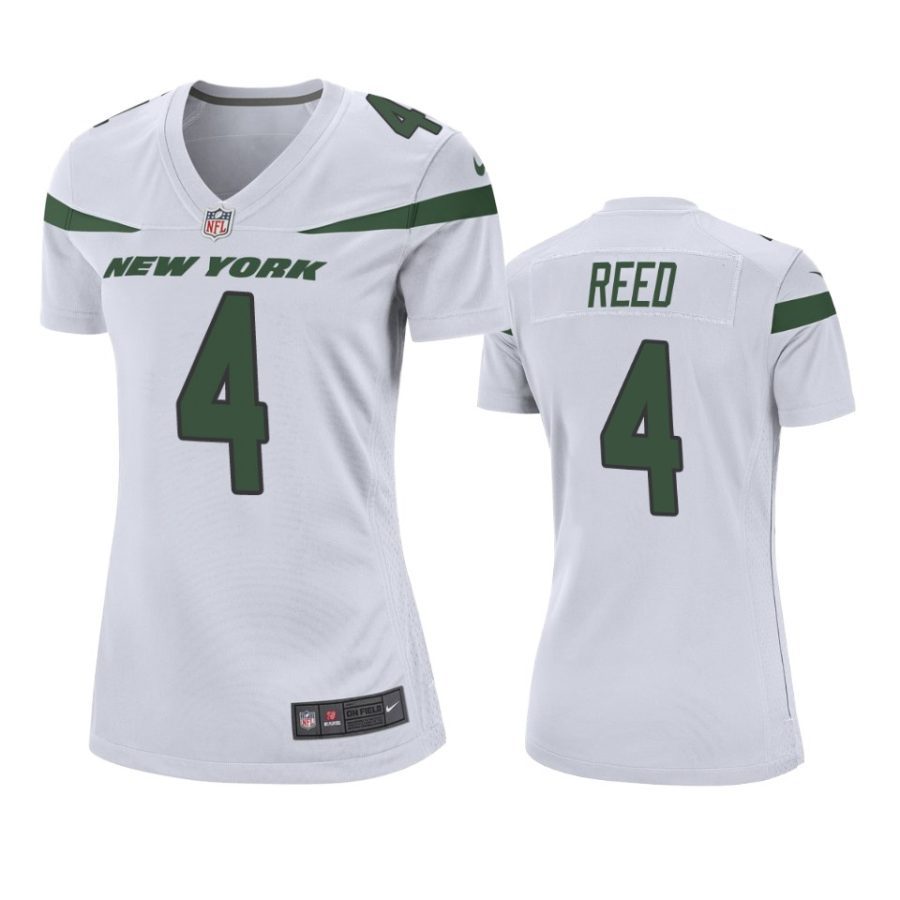 women d.j. reed jets game white jersey