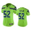 women darrell taylor seahawks color rush limited green jersey