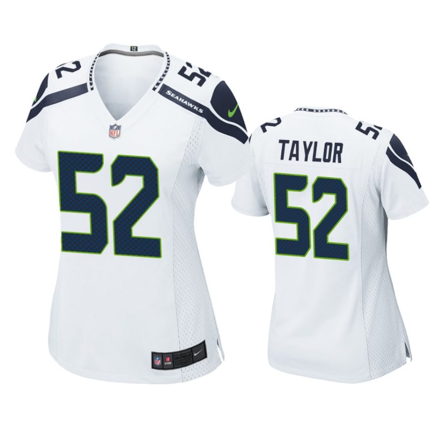 women darrell taylor seahawks game white jersey