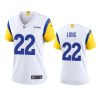 women david long rams alternate game white jersey